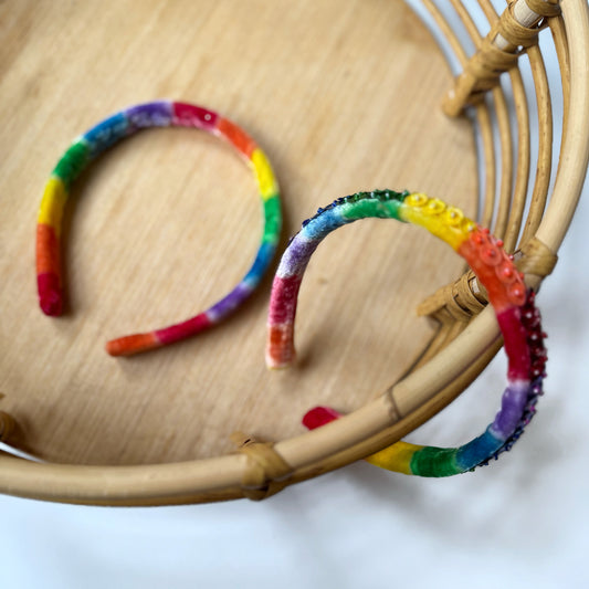 Rainbow Stripe Headbands